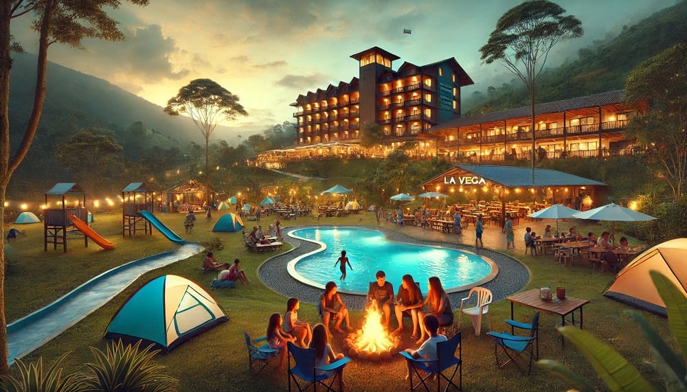 Un plan de camping diferente en la vega