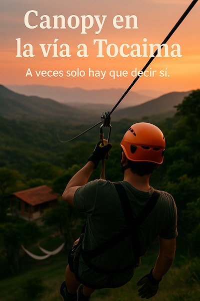 Canopy o tirolesa en Girardot - Una aventura diferente
